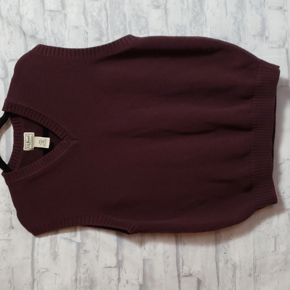 Men's Pullover Vest LL Bean Large